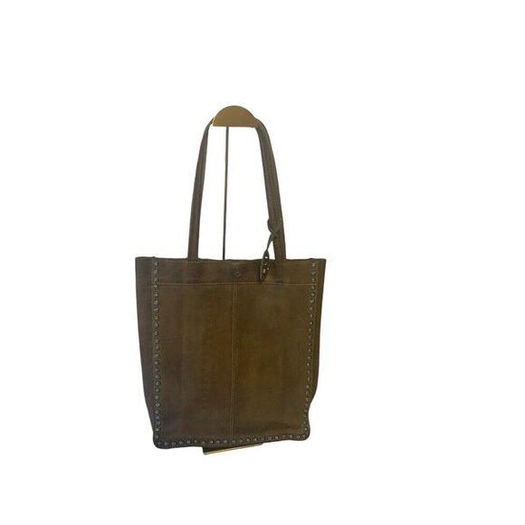 Harbour 2nd Lotte Leather Tote Anchor Studded Shoulder Bag Distressed - Picture 2 of 13